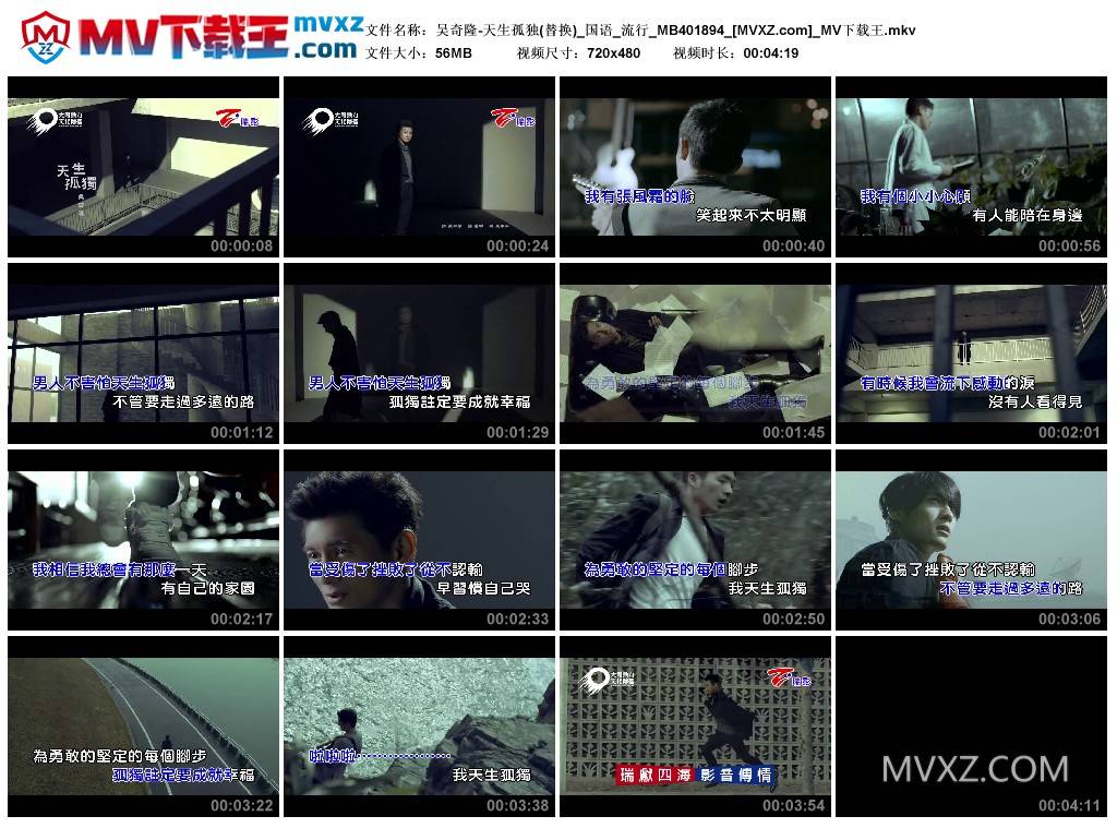 吴奇隆-天生孤独(替换)_国语_流行_MB401894